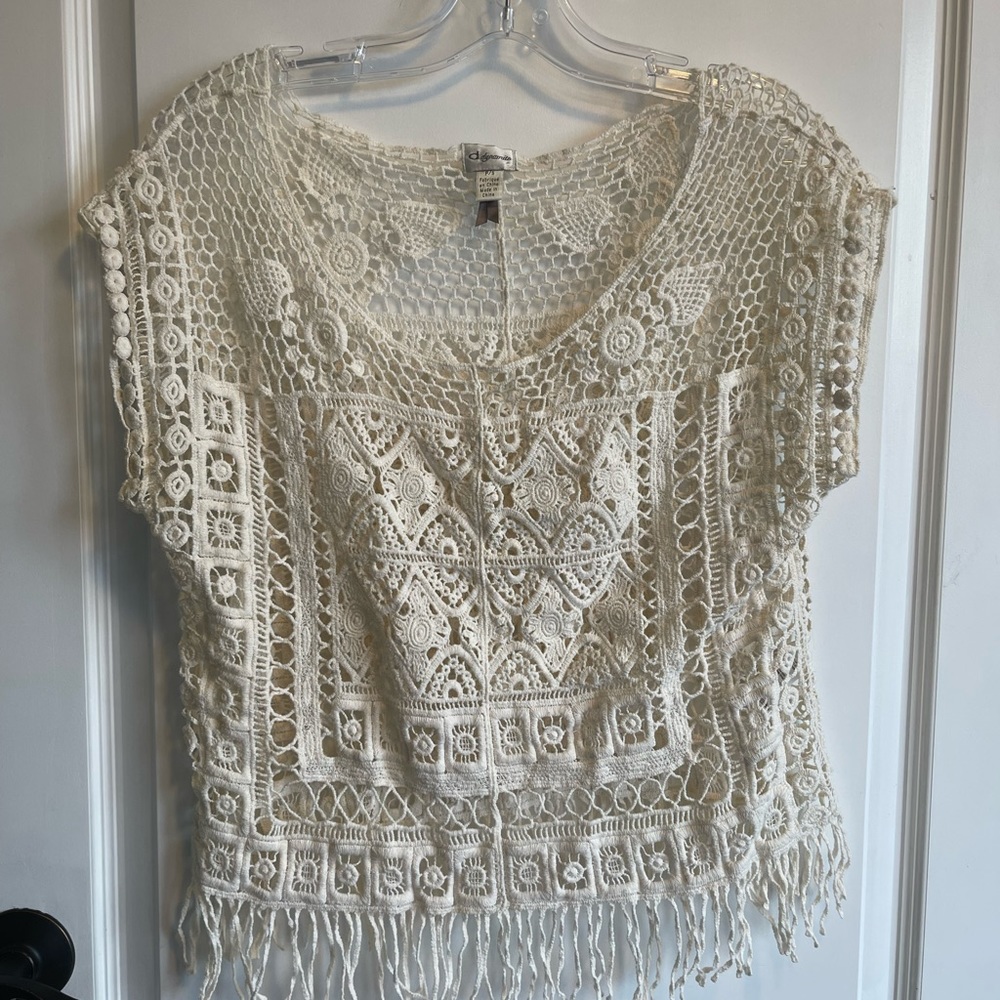 Dynamite Boho lace top